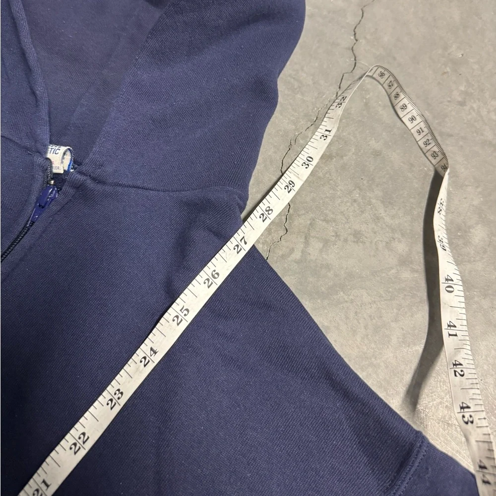 Navy Russel Athletics Full-Zip Hoodie - Picture 6 of 7